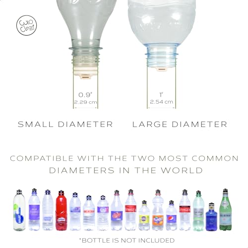 CuloClean Ultralight Desert (6 g / 0.21 oz) Portable Bidet for Toilet, Travel, Backpacking, Hiking or Camping – Uses 30% Less Water – Fits Most Plastic Bottles. (Ultralight Desert, 1pcs White Sand) - color: Ultralight Desert, White Sand, 1pcs