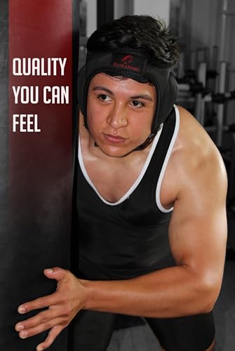 Wrestling Headgear for Kids, Adults Adjustable for BJJ, Grappling, Kickboxing, MMA, Sparring, Training, Jiu Jitsu Cauliflower Ear Helmet - size: Teens/Adults (Up to 25" Head Circumference)
