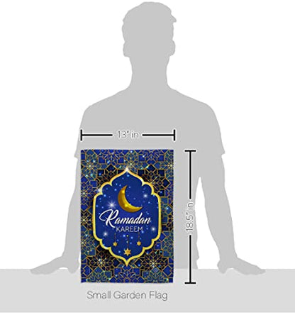 Ramadan Kareem Garden Flag Religious Faith Hope Grace Peace Dove Christian Religion Easter House Decoration Banner Small Yard Gift Double-Sided, Made in USA