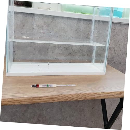 Veemoon 1set Hydrometer Gravimeter for Aquarium Use Accurate Sea Water Testing Tool with Measuring Cylinder for Aquaculture and Fish Tanks