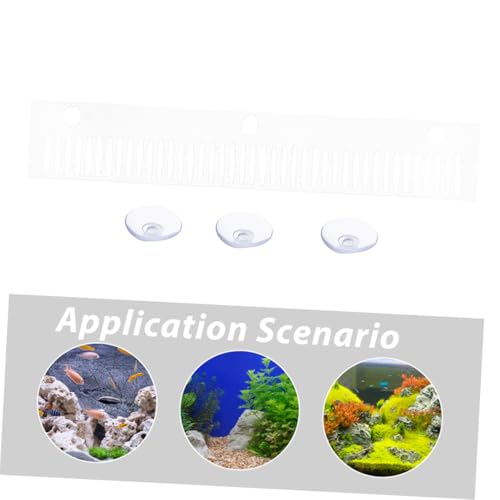 2pcs Aquarium Divider Comb with Cups Prevents Fish Crossbreeding Provides Isolation for Fish Tanks Versatile Overflow Barrier Drip Plate for All Aquatic Environments