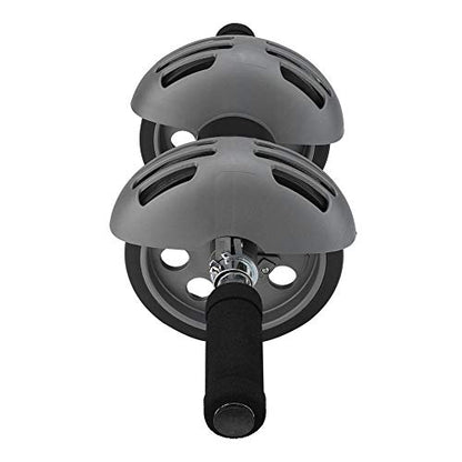 Abdominal Exercise Roller Wheel Ab Core Training Roller Ab Roller Workout Tool Double Wheel Fitness Roller for Boys Girls Gym Exercise