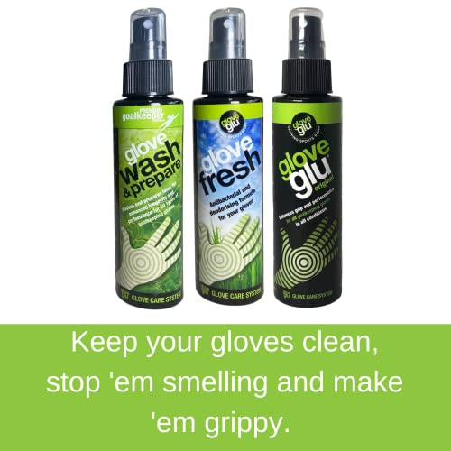 Gloveglu Glove Care Essentials System Bundles - size: 120ml (Pack of 3), style: Wash + Refresh + Revive