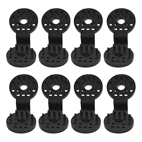 100 Piece Shade Cloth Plastic Clips Mesh Clip,Tarp Clips Shade Cloth Heavy Duty Lock Grip for Sun Shade Net, Anti Bird Netting, Garden Netting, Shade Fabric Accessories - color: Black