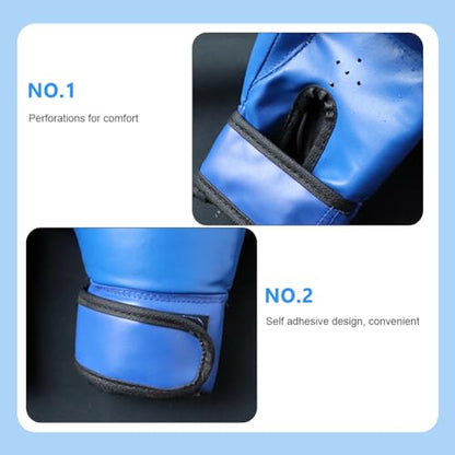 Sosoport 1 Pair Kickboxing Children's Boxing Gloves Glove Mittens Boxing Gloves Boxing Gloves for 3-8 Years - color: Blue
