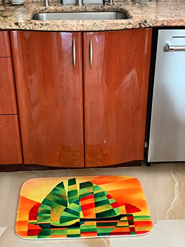3dRose Bathroom Bath Rug Mat - Pilgrim Boy Saying Prayer Jr Thanksgiving