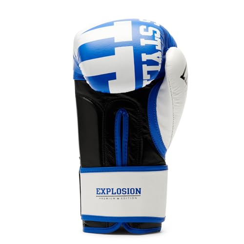 LEONE 1947, Explosion Boxing Gloves - color: blue, size: 10OZ