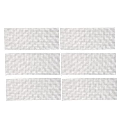 2pcs Aquatic Mesh Sturdy Mesh Pad Mesh Nets Aquarium Cleaners Aquarium Filter Pad Aquarium Mesh Pads Aquatic Wall Mesh Bendable Net Stainless Steel Plant Stand Multifunction - size: 20x10cm