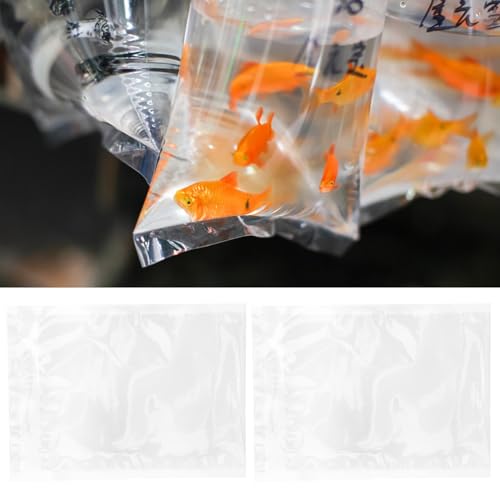 PRETYZOOM 100pcs Live Fish Transport Bags 20x27cm Sealable Oxygen Aquarium Fish Carrying Pouches and Koi Transport