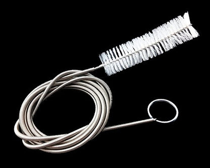 Blovess Yueton Flexible Tube Cleaning Brush, Nylon Long Brush with Loop, Hoses Bent Pipe Cleaning Brush, Bendable Tube Brush Cleaner, Aquarium Water Filter Pipe Air Tube Brush (White)