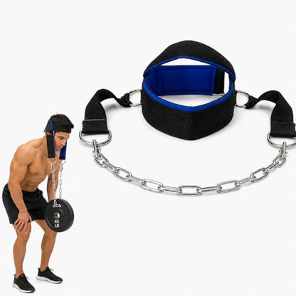 Neck Training Head Harness Adjustable Support Weight Bearing Design for Strength Training Gym Workouts Rehabilitation Exercises