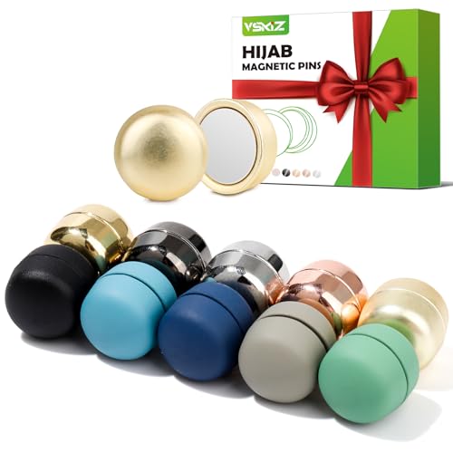 10 Pairs Hijab Magnetic Pins, Strongest Multi-Use Pinless Magnets - color: Elegant Style, size: 10pcs