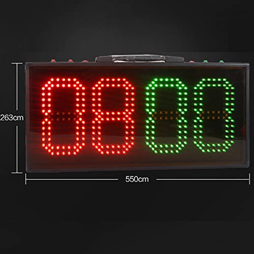 LED Substitution Board for Soccer, LED Football Game Injury Stop Time Display Boards, LED Electronic Football Referee Substitution Board, Change Player Referee Equipment Scoreboard,Single-sided