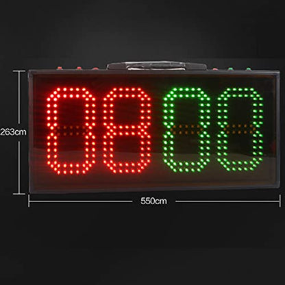 LED Substitution Board for Soccer, LED Football Game Injury Stop Time Display Boards, LED Electronic Football Referee Substitution Board, Change Player Referee Equipment Scoreboard,Single-sided