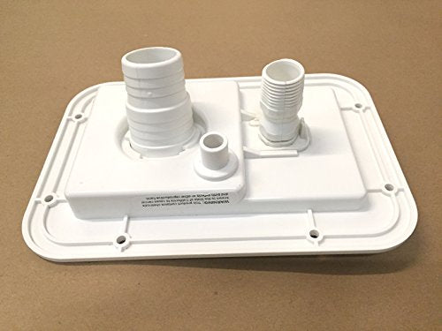Valterra White Gravity City Water Fill Dish Check Valve RV Trailer Marine