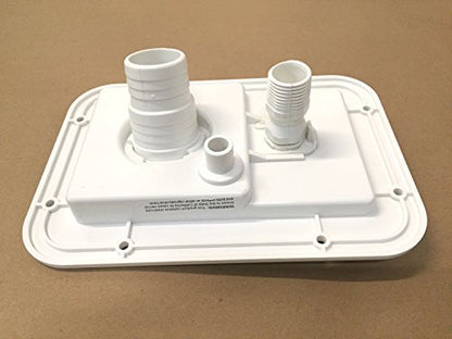 Valterra White Gravity City Water Fill Dish Check Valve RV Trailer Marine