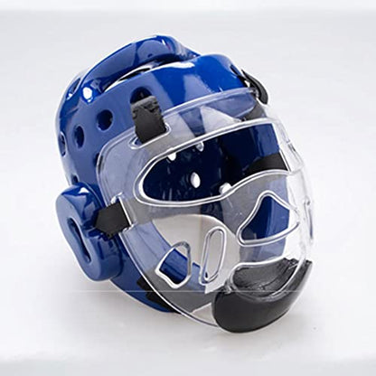 Clear Taekwondo Mask for Kids Adult Karate Mask Detachable Protector Head Gear Head Cover, Face Shield Thickening for Martial Arts Boxing Sparring Grapplings Muay Thai Kickboxing Training - color: Kids