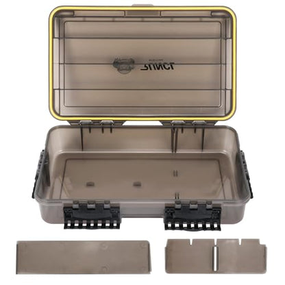 RUNCL Fishing Tackle Box, Waterproof Tray for Jigs Lures, Thicker Floating Tackle Utility Box with Adjustable Dividers, 3600/3700/Large 3700 Size - color: 1PC Deep 3700