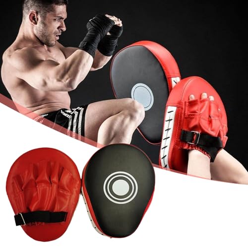 Boxing Pads, Boxing Training Pad, Boxer Strike Equipment Shield Punching Mitts, Training Punch Gloves for Fitness - color: 2 pairs