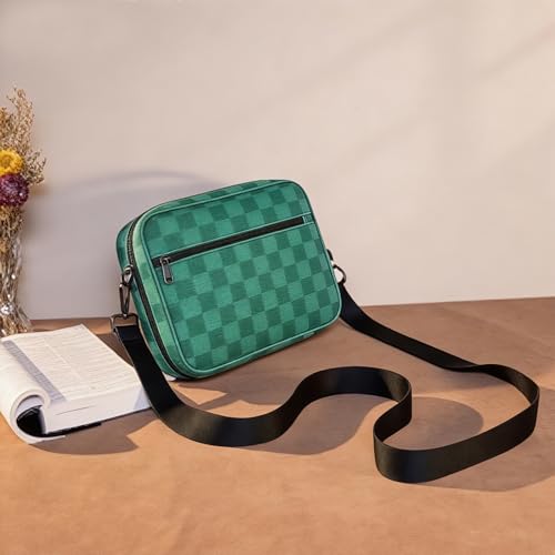 Bible Cover Case for Women Large Bible Cover for Girls Bible Study Supplies Accessories with Handle and Shoulder Strap | Durable - color: Dark Green