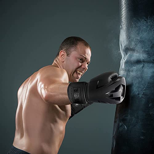 Boxing Gloves for Adults Men Women, Punch Bag Training Gloves for MMA Sparring Kickboxing Muay Thai Fight Heavy Bag Fitness