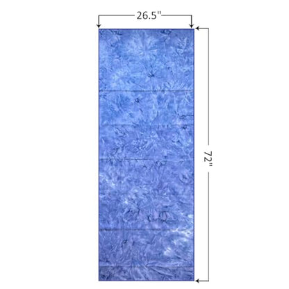 Eunzel Hot Yoga Mat Towel, Ultra-Absorbent Microfiber 72" x 26.5" | Ultra Absorbent Microfiber, Soft Touch Fabric, Quick Dry, Hot Yoga & Pilates, Machine Washable - color: Indigo