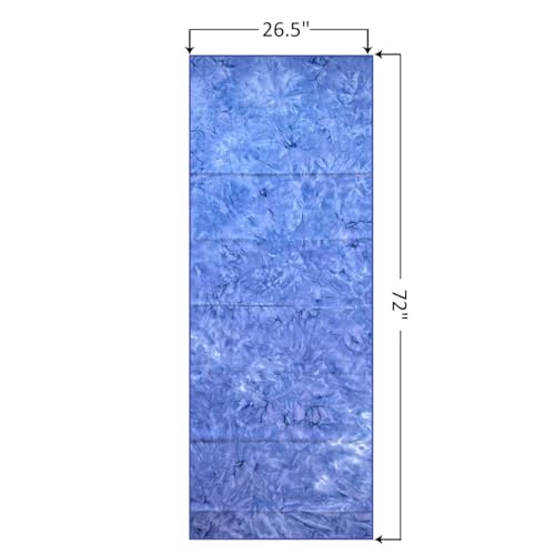 Eunzel Hot Yoga Mat Towel, Ultra-Absorbent Microfiber 72" x 26.5" | Ultra Absorbent Microfiber, Soft Touch Fabric, Quick Dry, Hot Yoga & Pilates, Machine Washable - color: Z-indigo& Lavender (2 Pack )