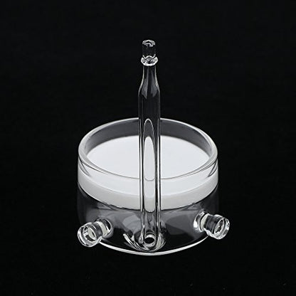 CO2 Diffuser Glass Reactor with U Shape Connecting Tube for Pollen Aquarium Plants Tank(CO2 Diffuser-Small Flat-Bottomed) - color: CO2 Diffuser-Small Flat-Bottomed