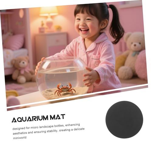 Kisangel Aquarium Bottom Mat Cushion: -Skid Fish Tank Cushion Pad for Stability Pad for Reptile Terrariums and Household Tank Protection