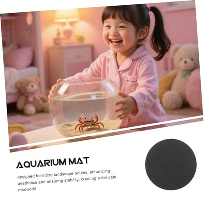 Kisangel Aquarium Bottom Mat Cushion: -Skid Fish Tank Cushion Pad for Stability Pad for Reptile Terrariums and Household Tank Protection