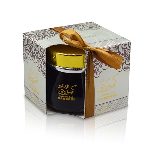 Bakhoor Oud Cambodi - 70g Authentic Arabic Oudh Tablets | Aromatic Agarwood Incense for Charcoal & Electric Bukhoor Burners | Woody Incense |عود بخور Luxurious Aroma for Your Home and Other Places