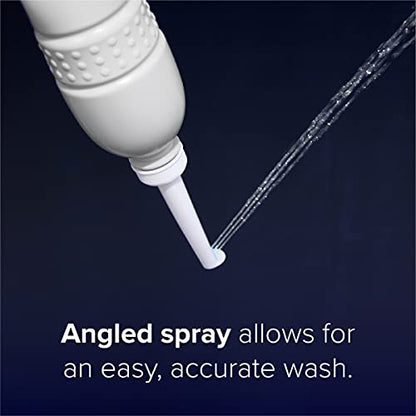 Brondell GoSpa Travel Bidet GS-70 – Portable Peri Bottle for Postpartum & Perineal Care, 400ml Handheld Bidet with Angled Nozzle, Collapsible Design, Nozzle Storage & Travel Bag, Fog - color: Fog