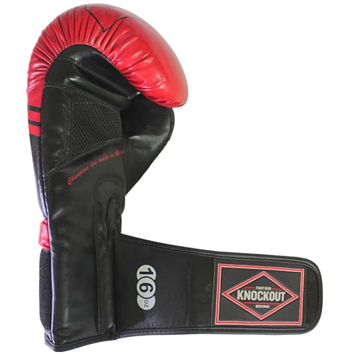 Boxing Gloves & Muay Thai Shin Guards for Men and Women, MMA Kickboxing Shin Pads Set, Adjustable Shin Guards with Instep Protection, Sparring & Martial Arts Training Gear - color: Red/Black, size: 12 oz