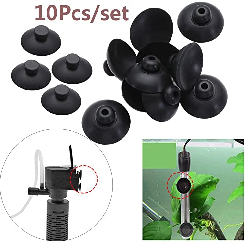 10Pcs Aquarium Suction Cup Clip Fish Tank Pump Sucker Holder Aquatic Airlpump Pipe Tube Fixed Tools(Large)