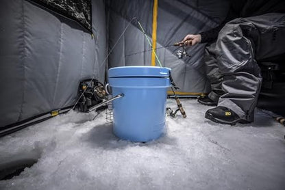 Mammoth Live Bait Bucket, Insulated Bait Bucket with 10 Quart Capacity, Great for Daily Trips and Fishing Tournaments - style: Tan