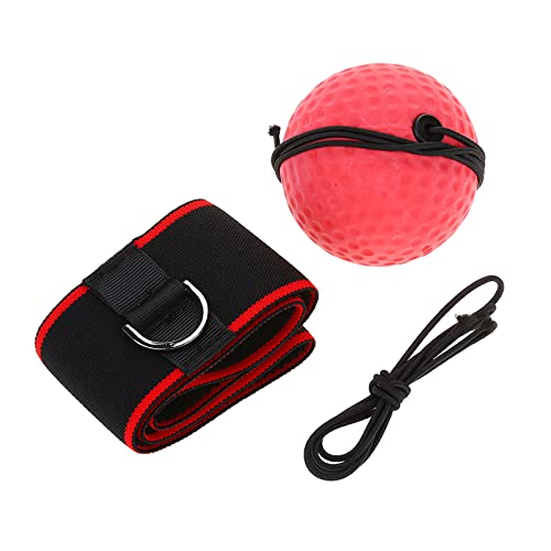 VGEBY Boxing Reflex Ball Set, Lightweigh Boxing Reflex Ball Headband Boxing Punch Exercise Ball Equipment for Reflex Speed Training
