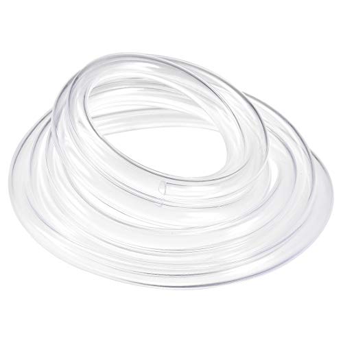 uxcell PVC Hose Tube, 13mm(0.51") ID x 18mm(0.7") OD 3 Meter 9.8ft Clear Vinyl Tubing, Plastic Flexible Water Pipe - size: 13x18mm