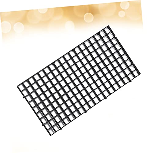 NOLITOY 6pcs Aquarium Fish Net Segregation Board Black Divider Clamps for Fish Tanks Breeding Survival Rate
