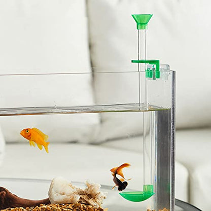 Fish Shrimp Feeder Clear Acrylic Shrimp Feeding Tube with Dish Clip to Aquarium Feeders for Fish 6 Size - size: 40CM