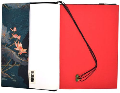 BLBMH 10x7 Fabric Book Covers for Hardcover Paperbacks Bible - Lotus - color: Lotus a