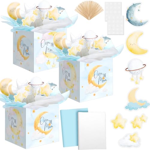 Spiareal 9 Set over the Moon Themed Table Centerpieces Party Decor - style: over the Moon