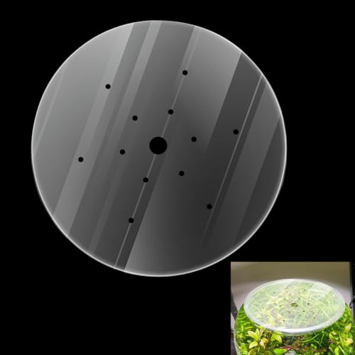 Acrylic Aquarium Anti Jumping Lid Cover 11.8 inch Effectively Prevents Water Splashing Prevent Fish Reptiles from Out of The Tank 1 Piece
