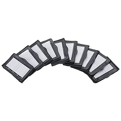 Yaegoo 10 Pack Wrist Coach Football Playbook Wristbands - Adult Size - Pro Football Armband Playbook for Flag Football and Tackle Football
