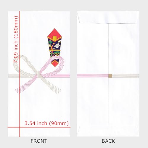 Japanese Money Gift Envelopes Bag Otoshidama for Cash Kinpu (Pack of 1) - size: Pack of 1