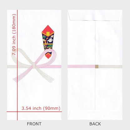 Japanese Money Gift Envelopes Bag Otoshidama for Cash Kinpu (Pack of 1) - size: Pack of 1