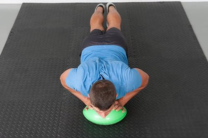 Black Mountain Products Exercise Balance Stability Disc with Hand Pump - color: Blue
