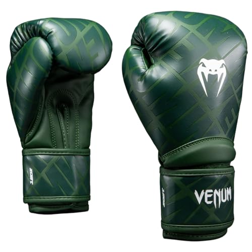 Venum Contender Boxing Gloves - color: Forest Green, size: 12-Ounce, style: Contender 1.5 XT 3D
