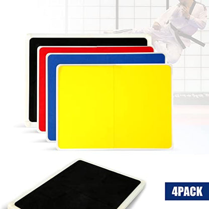 Savita 4pcs Rebreakable Boards Martial Arts, Taekwondo Karate MMA Boards with 4 Difficulty Levels Breaking Boards EVA Boxing Equipment for Adults, Kids for Ninja Training Practice