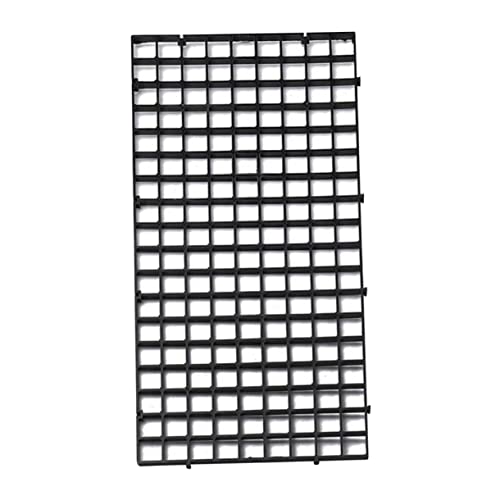 DOITOOL 6pcs Fish Segregation Board for Aquariums Black Net Hatchery for Fry Separation Increases Survival Rate Easy to Install Clamps