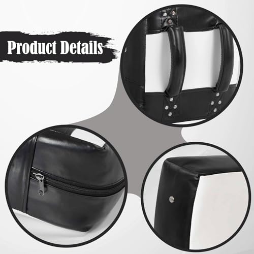 Muay Thai Pad with Zipper Foot, Knee and Elbow Target Kicking Punching Kickboxing Training Pad for Coaching, 32cmx18.5cmx58cm PU Leather EVA